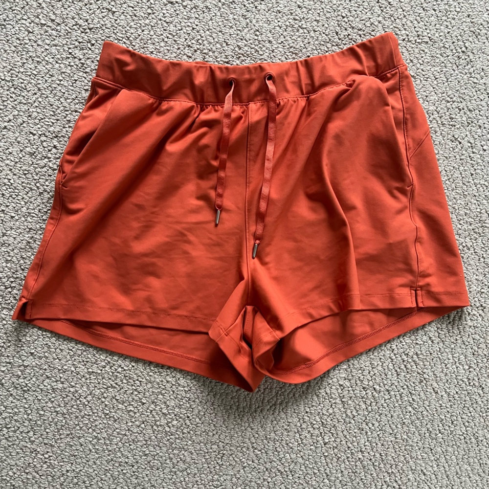 Old Navy Women's Bright Orange Athletic Shorts